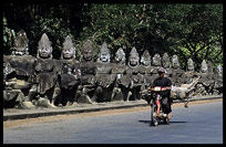 54 Gods in front of Angkor Thom's South Gate. Siem Riep, Angkor, Cambodia