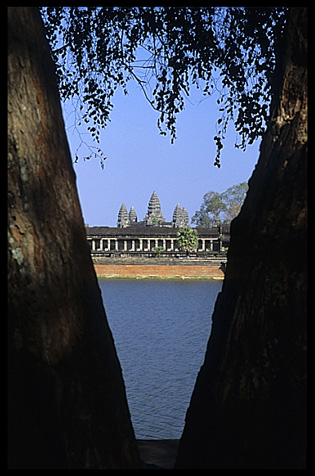 The towers of Angkor Wat.