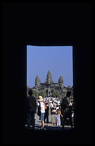 The towers of Angkor Wat.