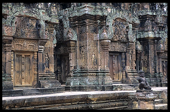 Banteay Srei is decorated with some of the finest carvings seen anywhere on the planet.