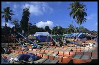 A fishing community near Sihanoukville.