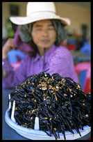 Fried tarantulas in Skuon (otherwise known affectionately as Spiderville).