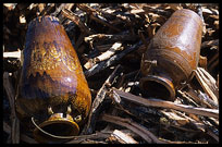 Stone jars in a Pnong village near Sen Monorom, Cambodia