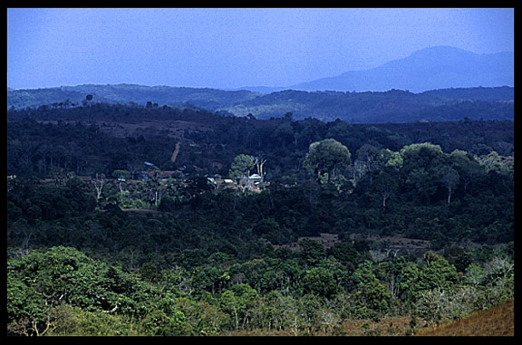 Fine views across the hills of Mondulkiri near Sen Monorom, Cambodia