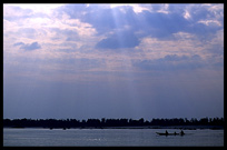 Crossing the Mekong River, Kratie, Cambodia