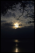 Day turns into night, Mekong River, Kratie, Cambodia