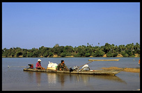 Crossing the Tonle San. Voen Sai, Ratanakiri, Cambodia