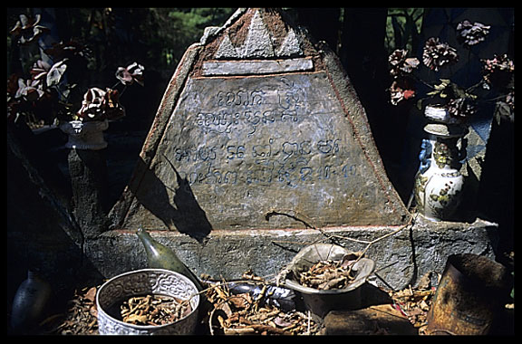 Tompuon cemetery in the forest of Kachon, Cambodia