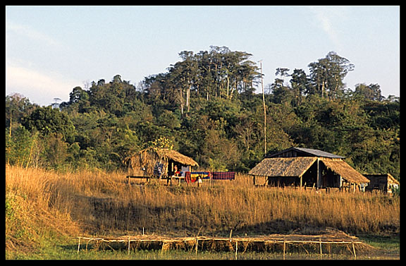 A village near Voen Sai, Cambodia