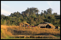 A village near Voen Sai. Voen Sai, Ratanakiri, Cambodia