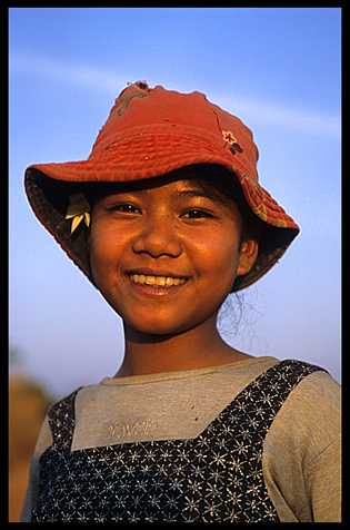 Portrait of Cambodian girl, Ban Lung, Cambodia