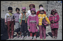 Portrait of Uyghur children. Kashgar, Xinjiang, China