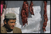 Portrait of Uyghur man. Hotan, Xinjiang, China