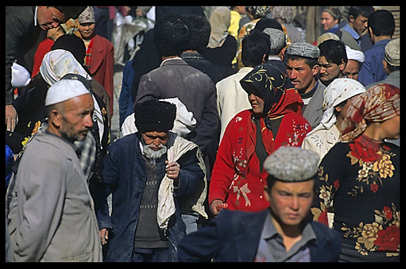 Sunday Market. Hotan, Xinjiang, China