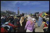 Sunday Market. Hotan, Xinjiang, China