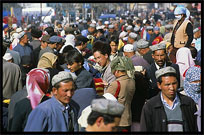 Sunday Market. Hotan, Xinjiang, China