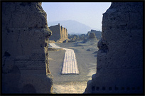 Jiaohe Ruins (Jiaohe Gucheng). Trupan, Xinjiang, China