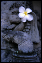 Ganesh the Hindu god, wearing the familiar Balinese make-up.