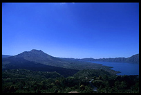 An overview from Bedugul on volcanic Lake Bratan.