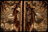 Details of Balinese doors.