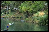 Fishing on the four thousand islands. Si Phan Don, Don Det, Laos