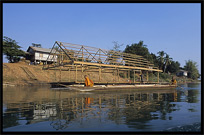 River life on the Mekong River. Si Phan Don, Don Khong, Laos