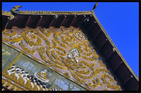 The roof of Wat Luang. Pakse, Laos