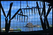 The Intha are talented metalworkers. The workshop of a blacksmith on Inle Lake.