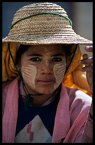 A tribeswoman on Kalaw's market.