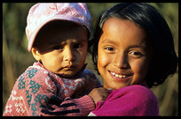 Burmese children.