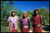 Palaung women on the Shan Plateau near Kalaw.
