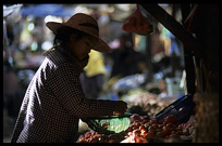 Tribal people on the market in Hsipaw.