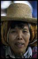 Tribal people on the market in Hsipaw.