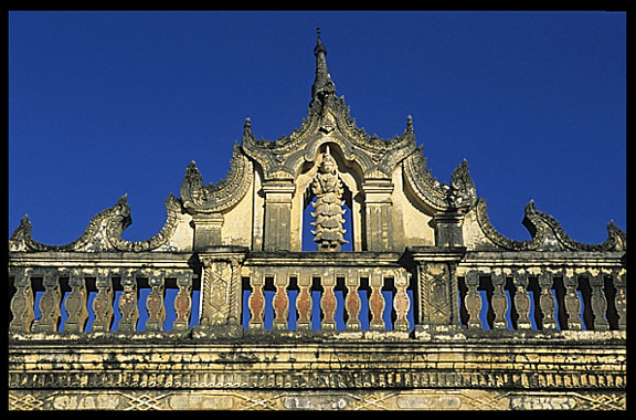 Details of a temple at Bagan.