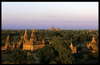 In every direction, you'll see temples of all sizes at Bagan.