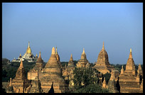 In every direction, you'll see temples of all sizes at Bagan.