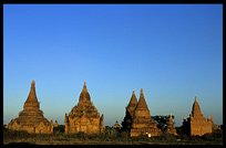 In every direction, you'll see temples of all sizes at Bagan.