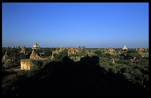 In every direction, you'll see temples of all sizes at Bagan.
