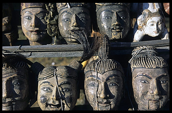 Burmese souvenirs at Bagan.