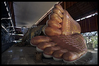 The reclining Buddha in Yangon.