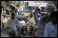 A traffic jam Pakistan style. Multan, Pakistan