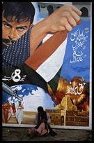 Hand painted film posters. Lahore, Pakistan