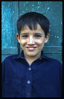 Portrait of a Pakistani boy. Taxila, Pakistan