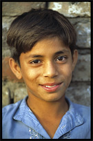 Portrait of a Pakistani boy. Taxila, Pakistan