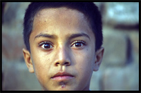 Portrait of a Pakistani boy. Taxila, Pakistan