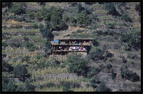 A Pashtun house in the Madyan valley. Madyan, Pakistan