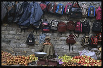 Gilgit's main shopping street. Gilgit, Pakistan
