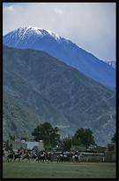 Polo, the most popular sport in northern Pakistan. Gilgit, Pakistan