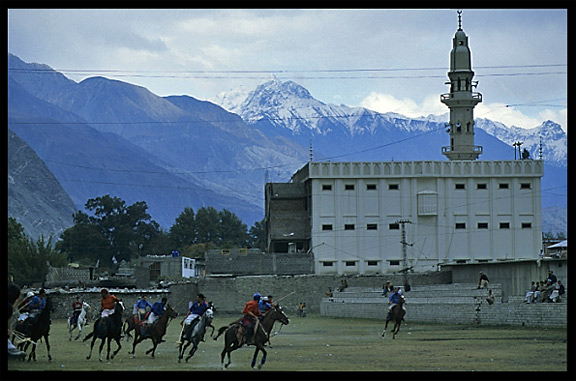 Polo, the most popular sport in northern Pakistan. Gilgit, Pakistan