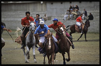 Polo, the most popular sport in northern Pakistan. Gilgit, Pakistan